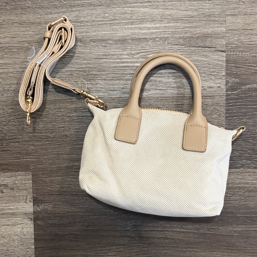 Universal Thread Cream and Tan Mini Bag